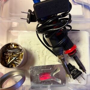 2 wood burners to burn hats with